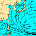 台風の経路傾向